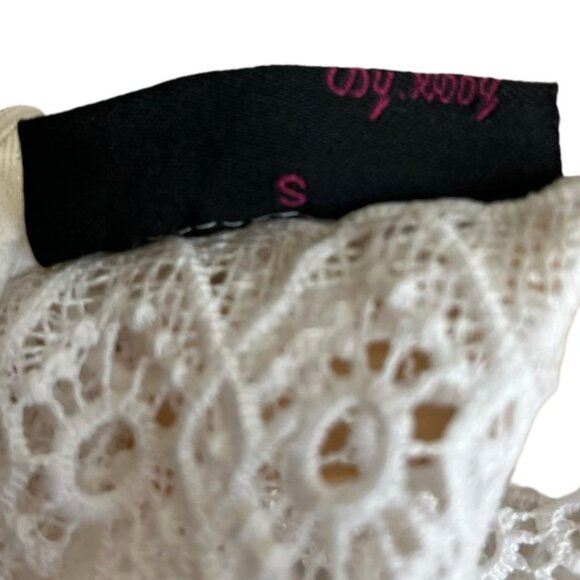 Abyss by Abby Lace Dress Size Small White - Picture 11 of 14